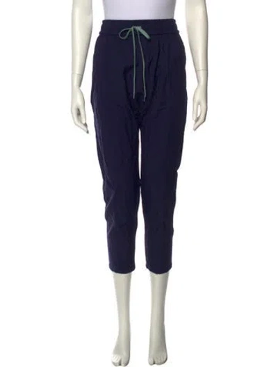 Pre-owned Suno Straight Leg Pants In Blue