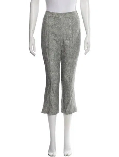 Pre-owned Suno Straight Leg Pants In Gray