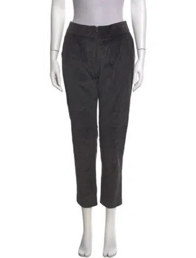 Pre-owned Suno Straight Leg Pants In Gray