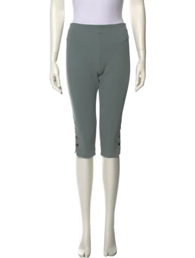 Pre-owned Suno Straight Leg Pants In Green