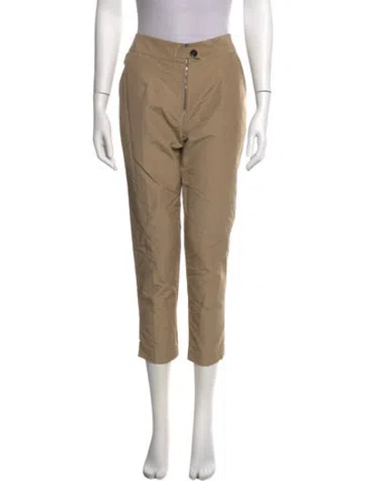 Pre-owned Suno Straight Leg Pants In Neutral