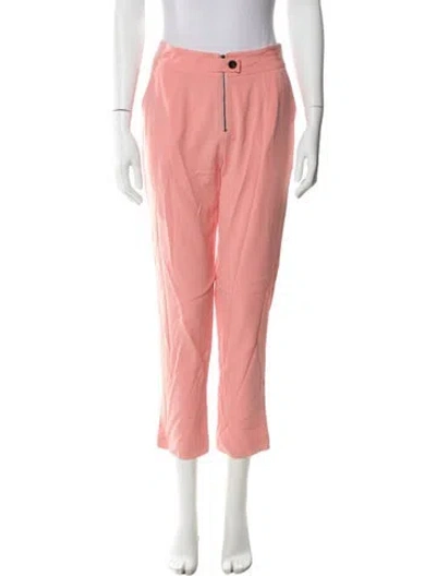 Pre-owned Suno Straight Leg Pants In Pink
