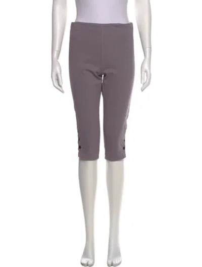Pre-owned Suno Straight Leg Pants In Purple