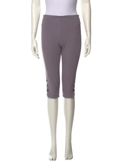 Pre-owned Suno Straight Leg Pants In Purple