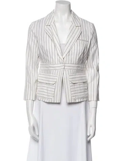 Pre-owned Suno Striped Blazer In Multi