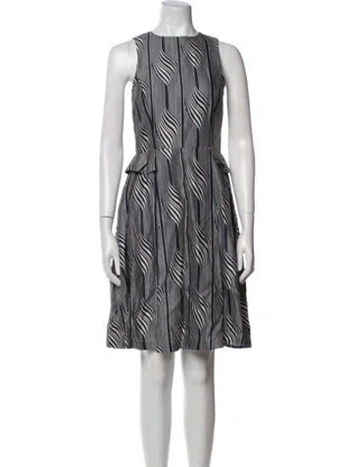 Pre-owned Suno Striped Knee-length Dress