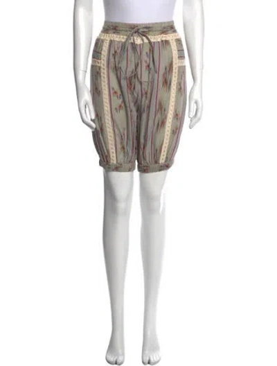 Pre-owned Suno Striped Knee-length Shorts In Multi