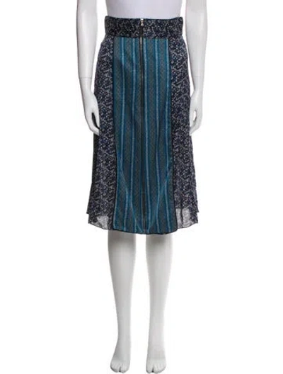 Pre-owned Suno Striped Knee-length Skirt In Multi