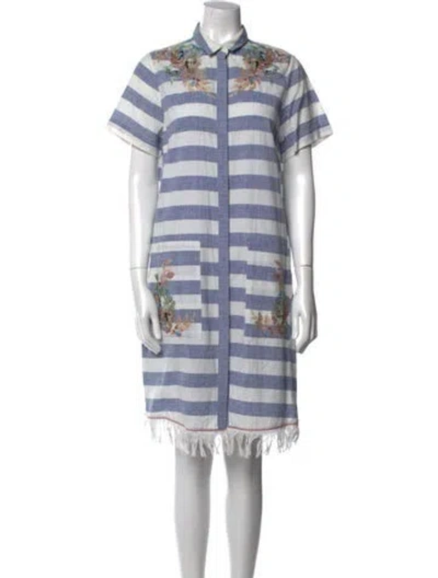 Pre-owned Suno Striped Mini Dress