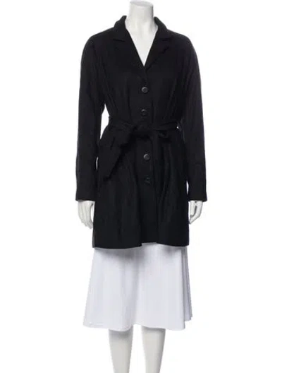 Pre-owned Suno Trench Coat In Black