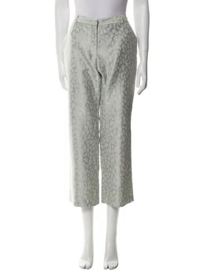 Pre-owned Suno Wide Leg Pants In Green