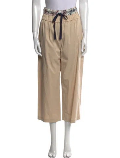 Pre-owned Suno Wide Leg Pants In Neutral