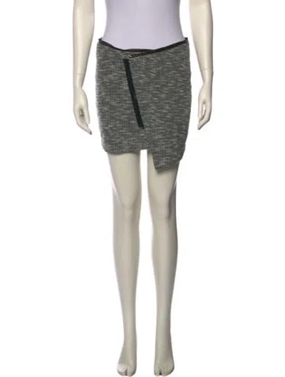 Pre-owned Suno Wool Mini Skirt In Multi