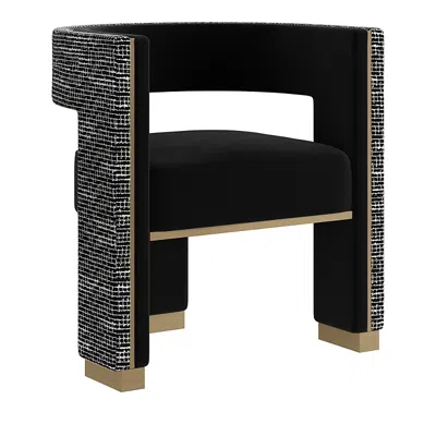 Sunpan Adamina Dining Armchair In Black
