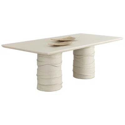 Sunpan Alanya Dining Table Rectangular 84" In White