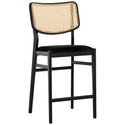 Sunpan Annex Counter Stool Abbington Black And Natural