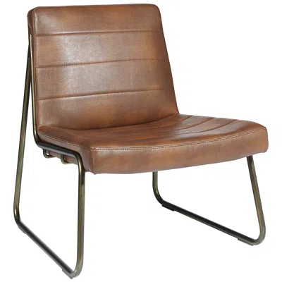 Sunpan Anton Lounge Chair Bravo Cognac