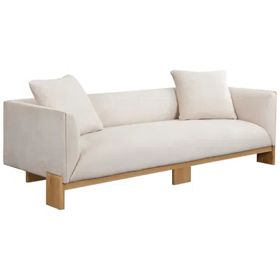 Sunpan Anwa Sofa Polo Club Muslin In White