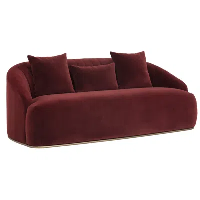 Sunpan Astrid Sofa Merlot