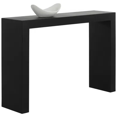 Sunpan Axle Console Table Black