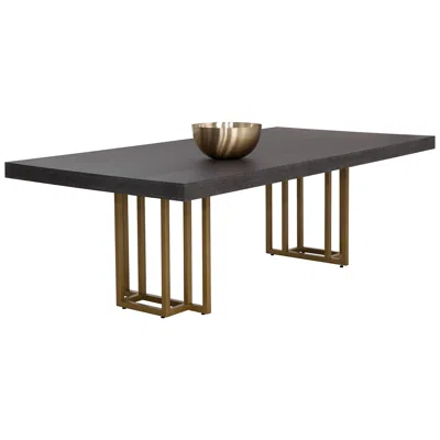 Sunpan Baldessara Dining Table 94.5" In Black