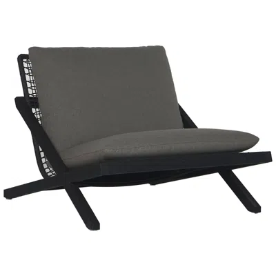 Sunpan Bari Lounge Chair Charcoal Gracebay Gray In Black