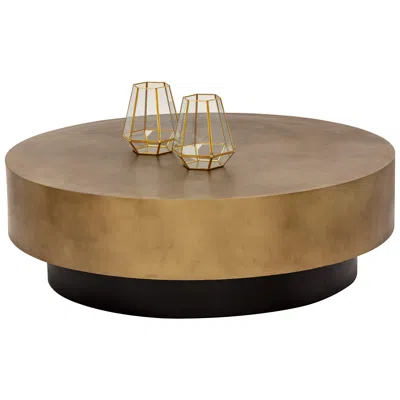 Sunpan Bernaby Coffee Table Antique Brass