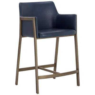 Sunpan Bernadette Counter Stool Bravo Admiral