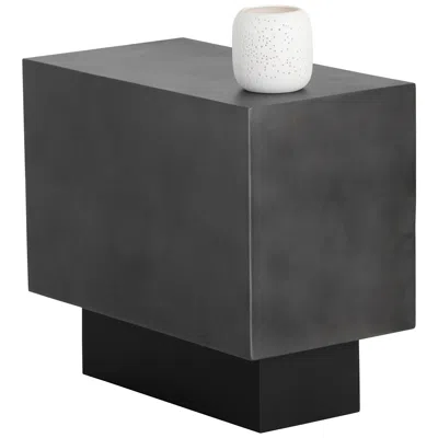 Sunpan Blakely Side Table Gunmetal