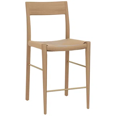 Sunpan Bondi Counter Stool Light Oak In Multi