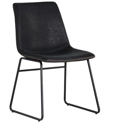 Sunpan Cal Dining Chair Antique Black Set Of 2