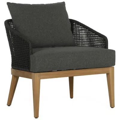 Sunpan Capri Lounge Chair Natural Gracebay Gray