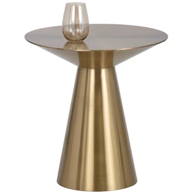 Sunpan Carmel End Table Yellow Gold