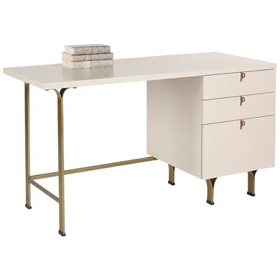 Sunpan Celine Desk Cream