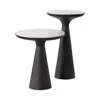 Sunpan Chizu Nesting End Tables, Set Of 2 In Black