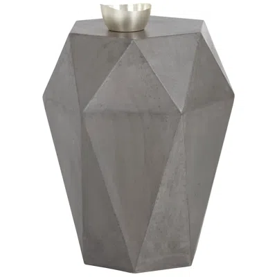 Sunpan Constance End Table In Gray