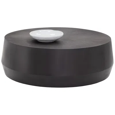 Sunpan Creed Coffee Table Large Gunmetal In Black