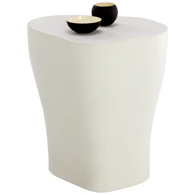 Sunpan Dali End Table Large White