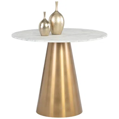 Sunpan Damon Bistro Table Gold 35.5"