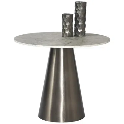 Sunpan Damon Bistro Table Gunmetal 35.5" In Gray