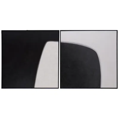 Sunpan Double Cross (set Of 2) 48" X 48" Black Floater Frame