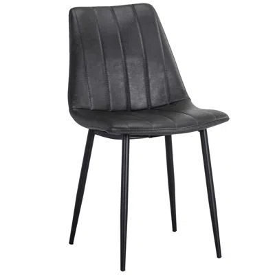 Sunpan Drew Dining Chair Black Bravo Portabella Set Of 2