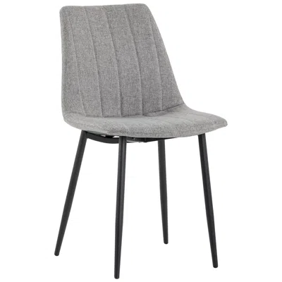 Sunpan Drew Dining Chair Black Light Gray Set Of 2