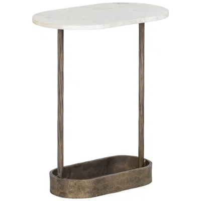 Sunpan Eden End Table In White