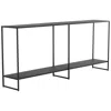 Sunpan Eiffel Console Table Black In Gray