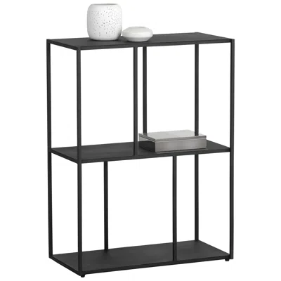 Sunpan Eiffel Low Bookcase Small Black
