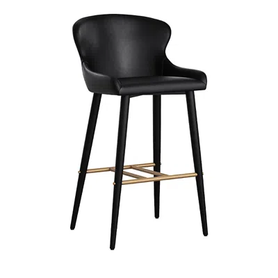 Sunpan Evora Barstool In Black