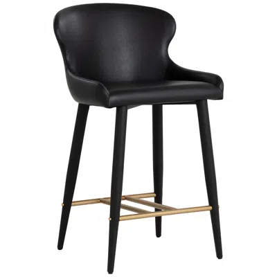 Sunpan Evora Counter Stool Bravo Black