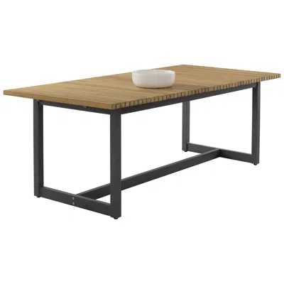 Sunpan Geneve Extension Dining Table Natural 83" To 107" In Brown