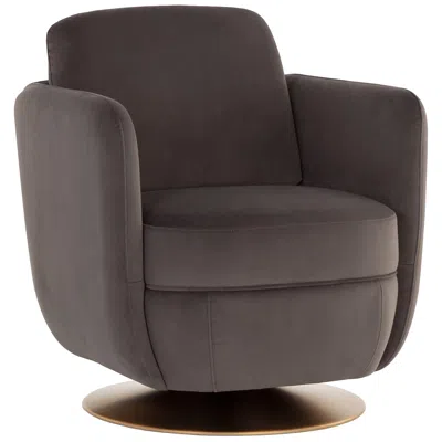 Sunpan Gilley Swivel Lounge Chair Meg Ash